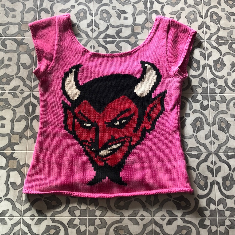 Betsey Johnson Vintage Devil Sweater.